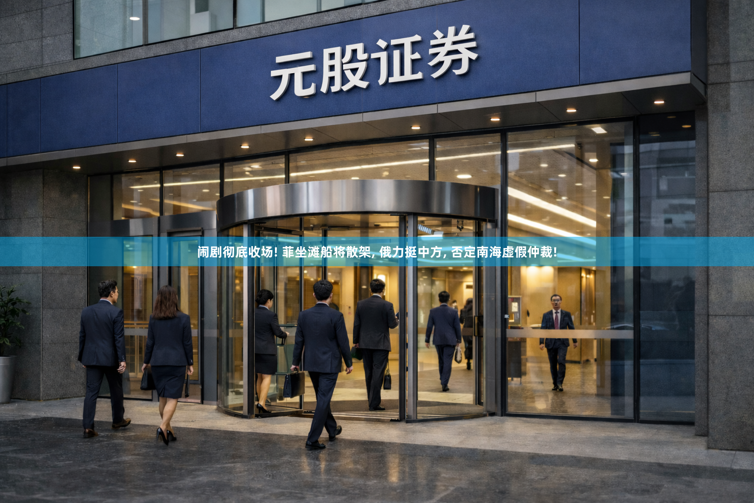 闹剧彻底收场! 菲坐滩船将散架, 俄力挺中方, 否定南海虚假仲裁!